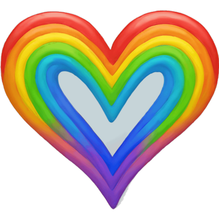 Rainbow Heart emoji