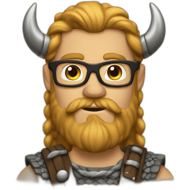 nerdy viking emoji