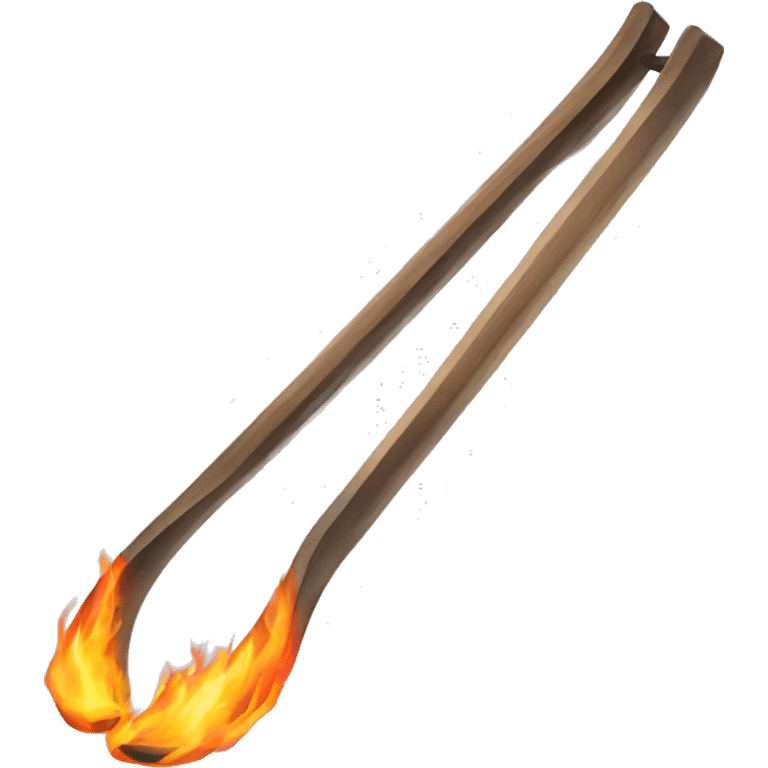 musical fire tongs emoji