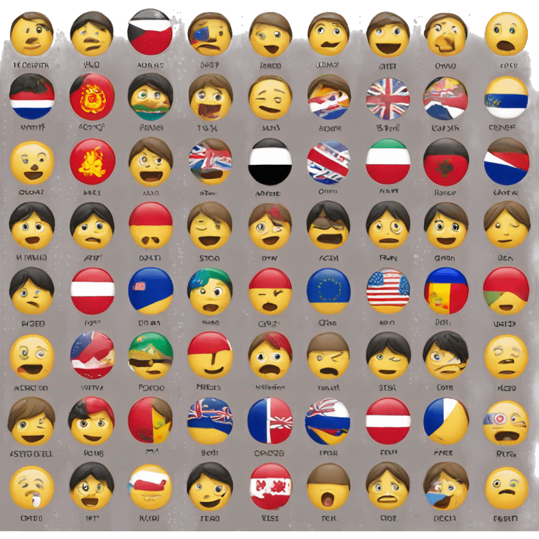 translation from different languages with country flags emoji