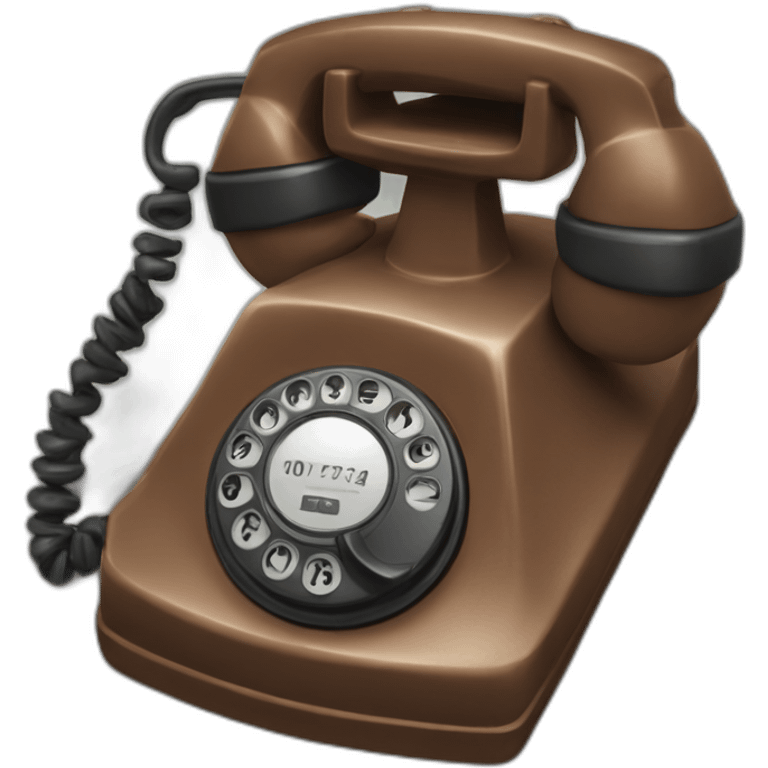 hand crank telephone emoji