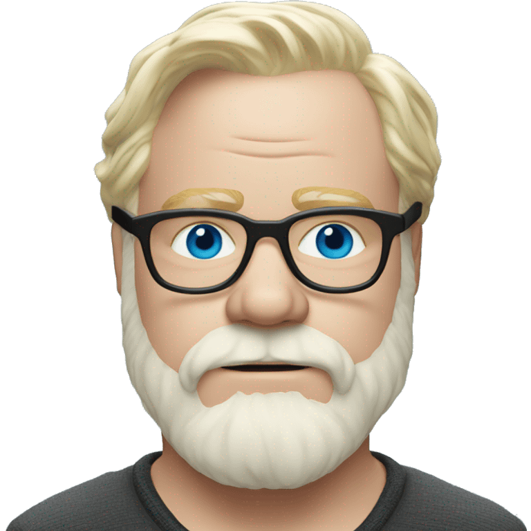 philip seymour hoffman with glasses and beard blue eyes emoji