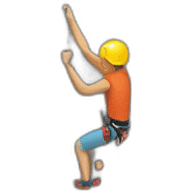 rock-climbing emoji