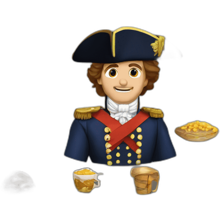 Napoléon play vidéo game emoji