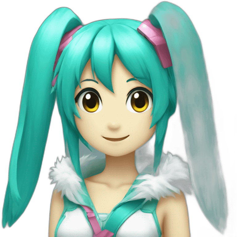 hatsune miku becomes a furry emoji