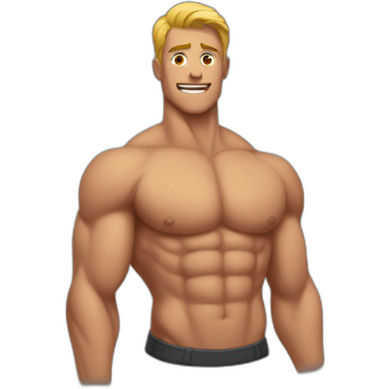 Muscle chest emoji