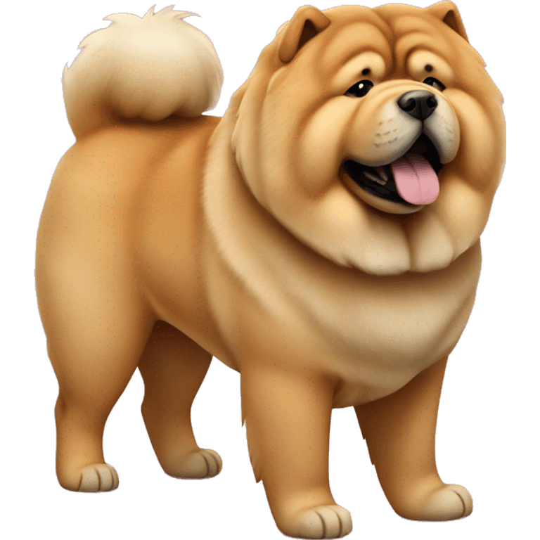 Chow Chow Dog Full Body emoji