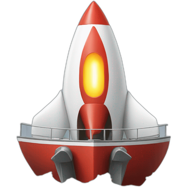 boat rocket emoji