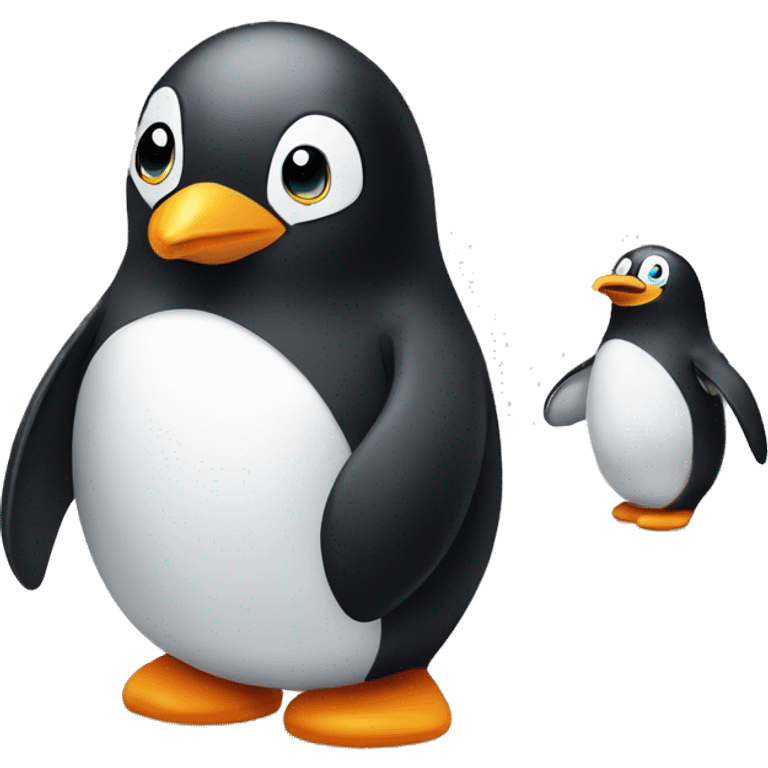 Cute pinguin emoji