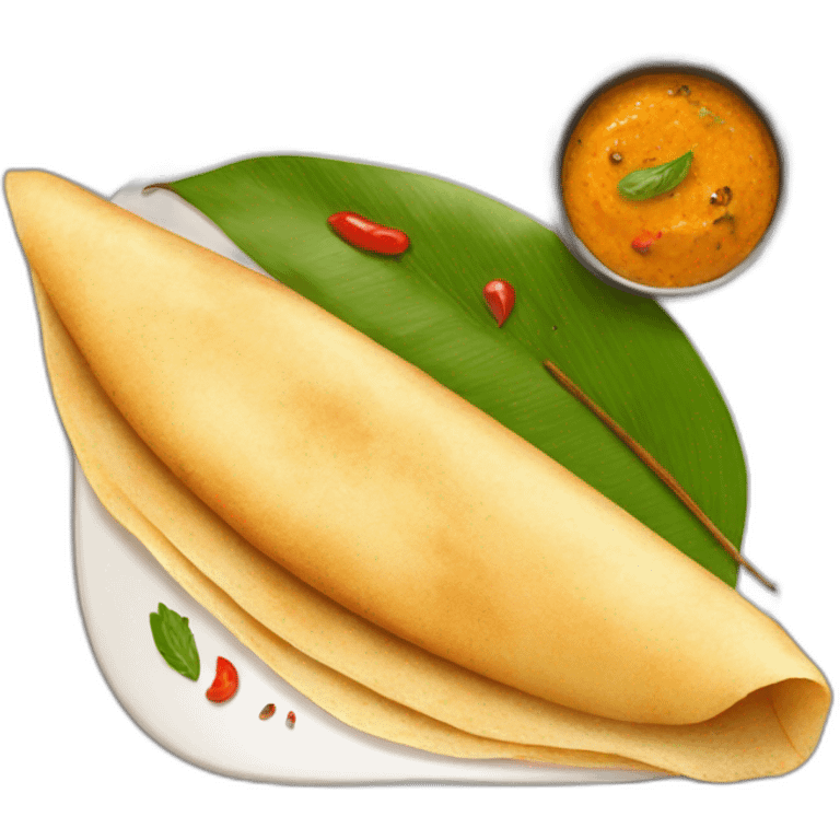 dosa south indian dish emoji