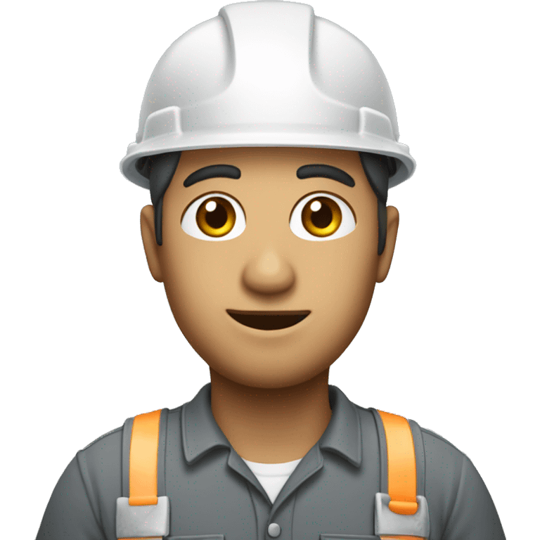 construction worker with blueprint emoji