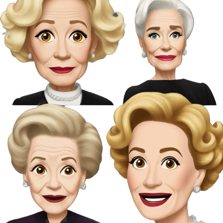 Holland Taylor and Sarah Paulson emoji