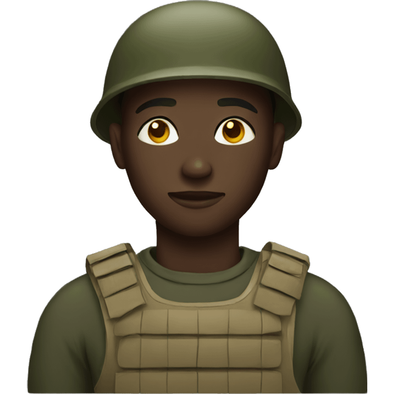 African soldier emoji