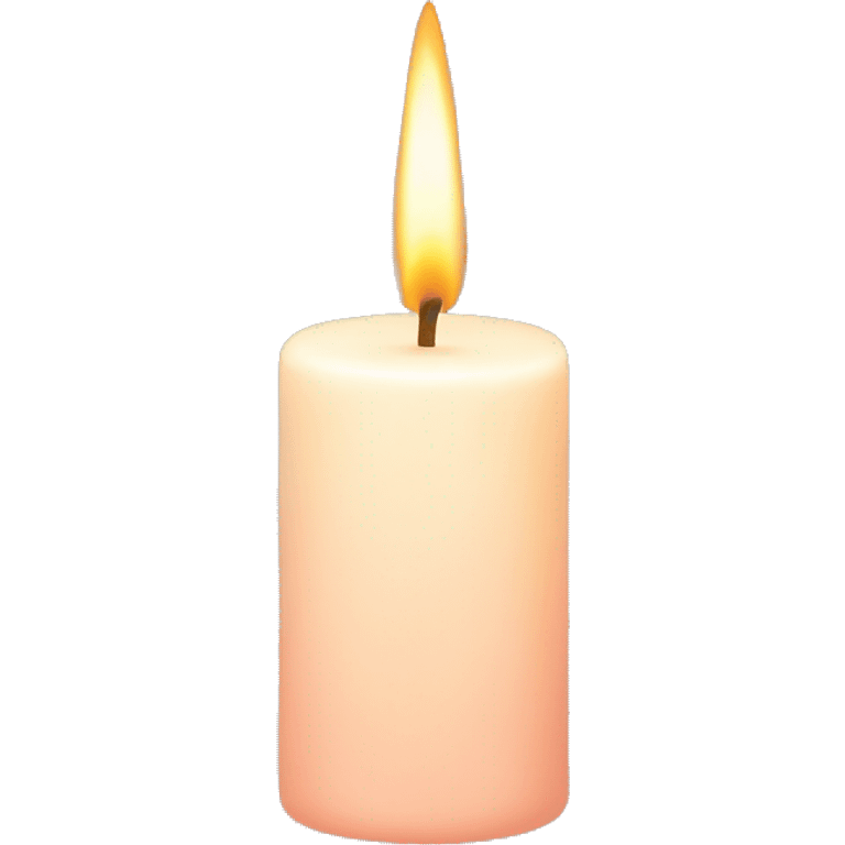 Powder-colored candle emoji