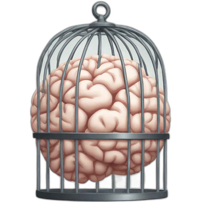 brain in a cage emoji