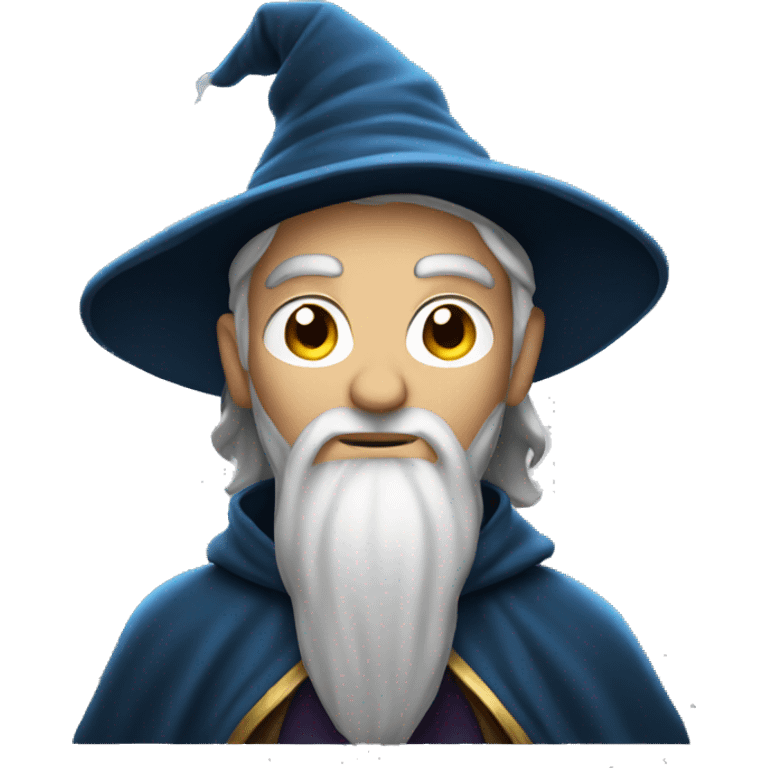 a young wizard with lighting  emoji