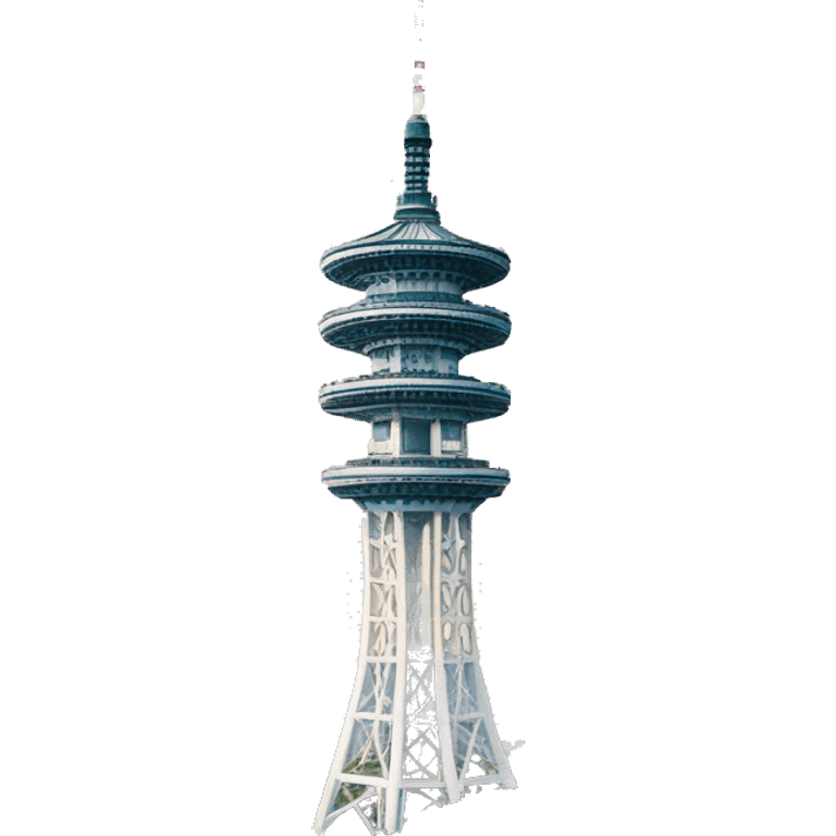 namsan tower seoul south korea emoji