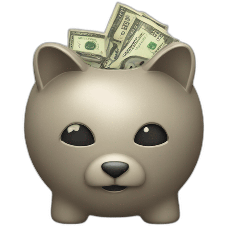 Money bank emoji