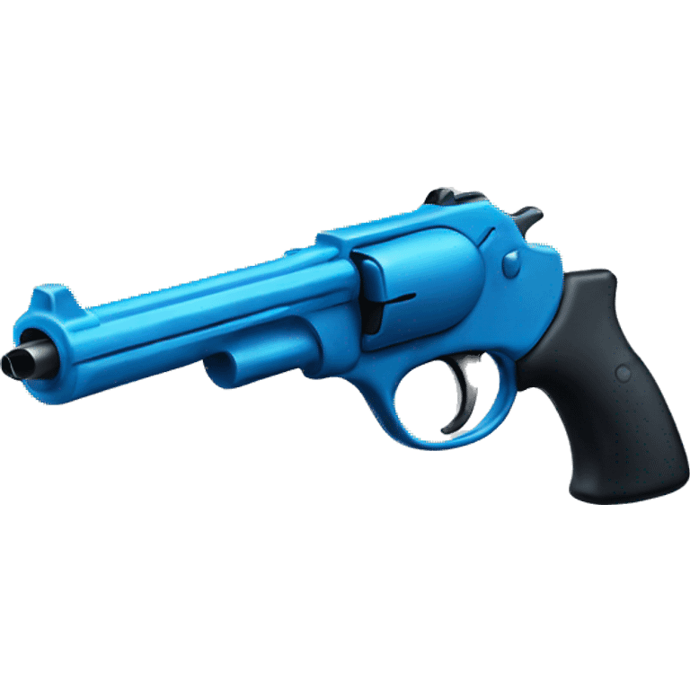 Blue gun  emoji