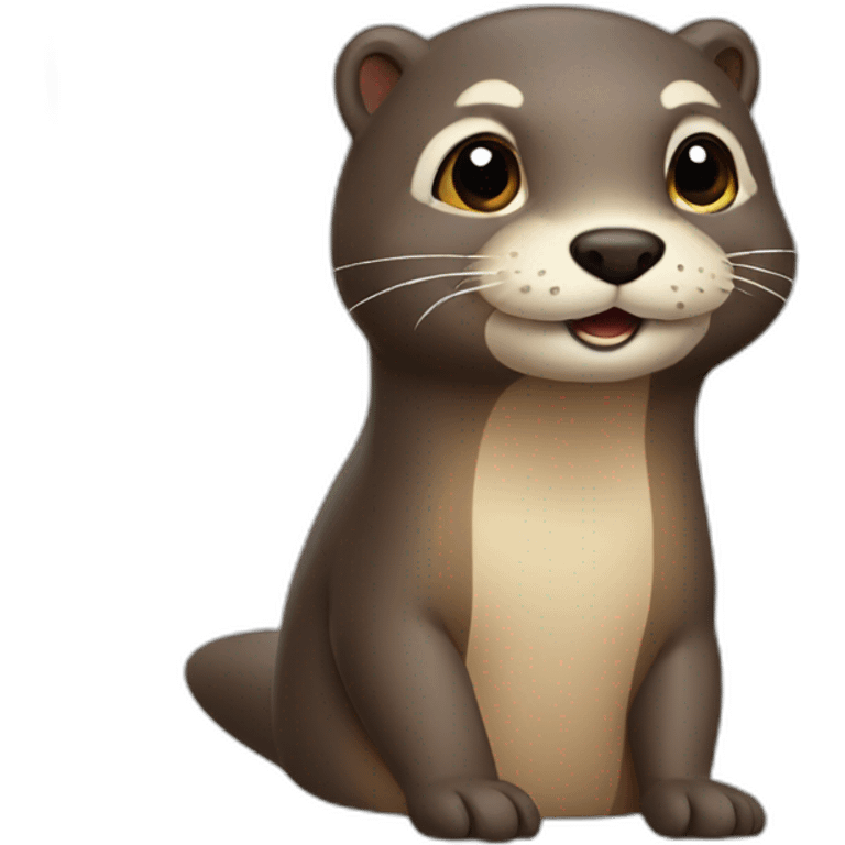 Chat loutre emoji