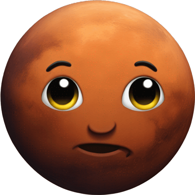 Mars planet emoji