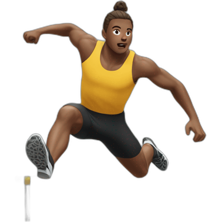 hurdle emoji