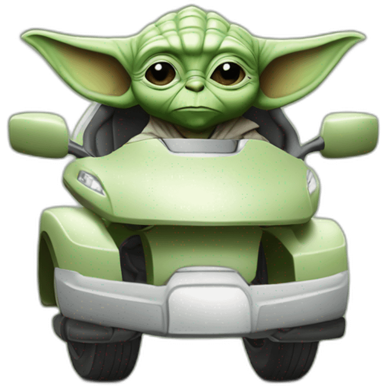 Yoda on bmw emoji