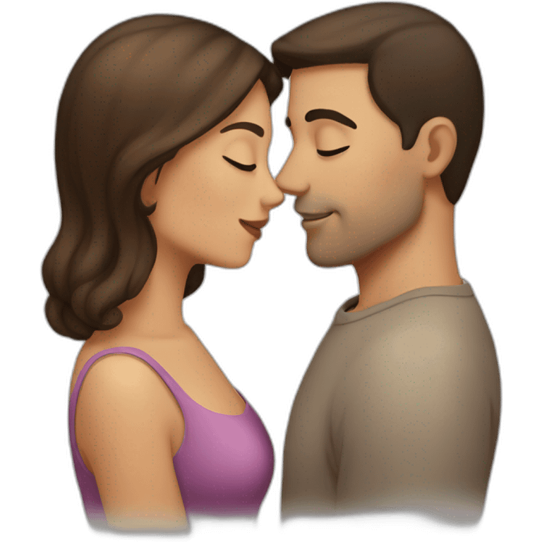 a-shaved-man-with-short-length-dark-hair-kissing-a-woman-with-long-brown-hair emoji