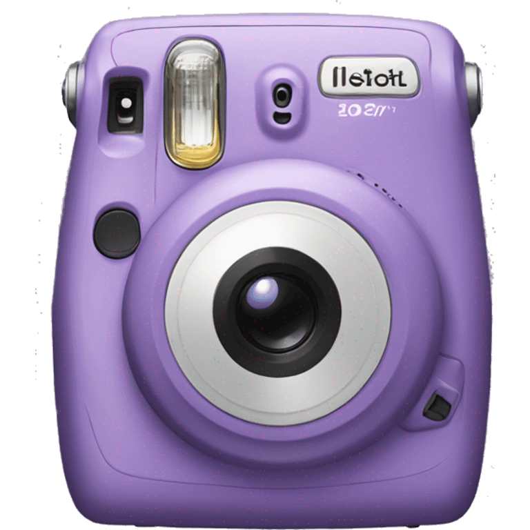 Purple instax emoji