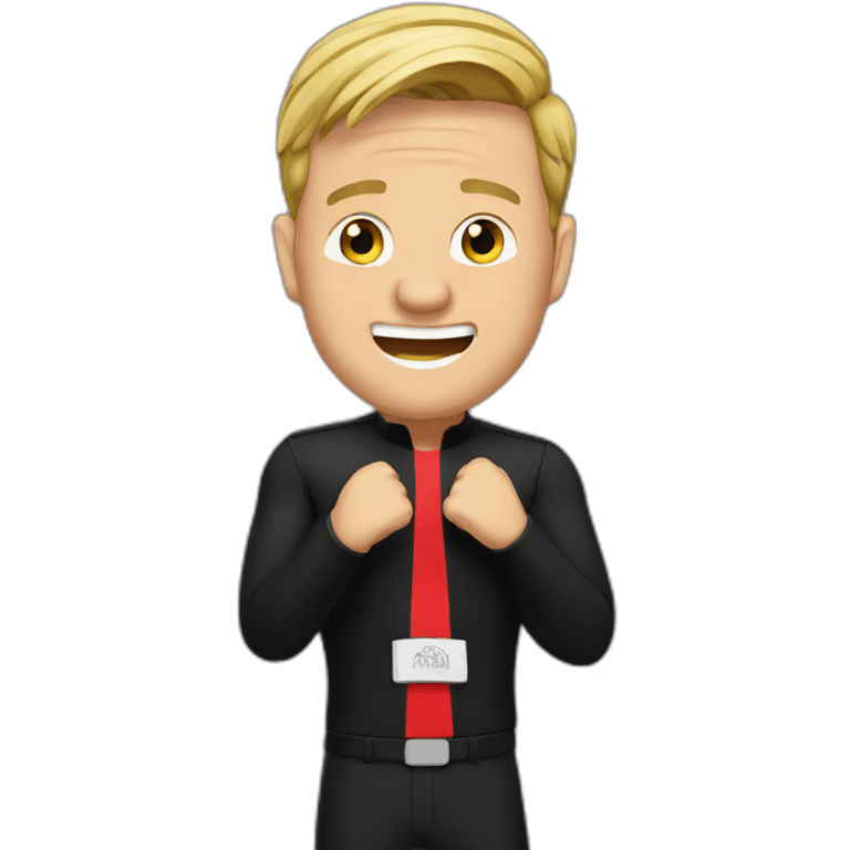 Eddie Howe celebrating emoji