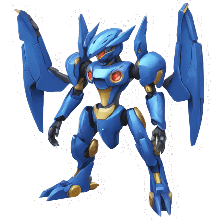 a futuristic mechanical Pokémon-Medabot-Dragon full body emoji