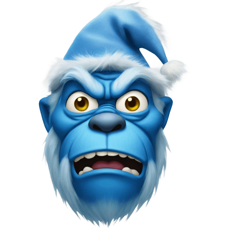 blue grinch emoji