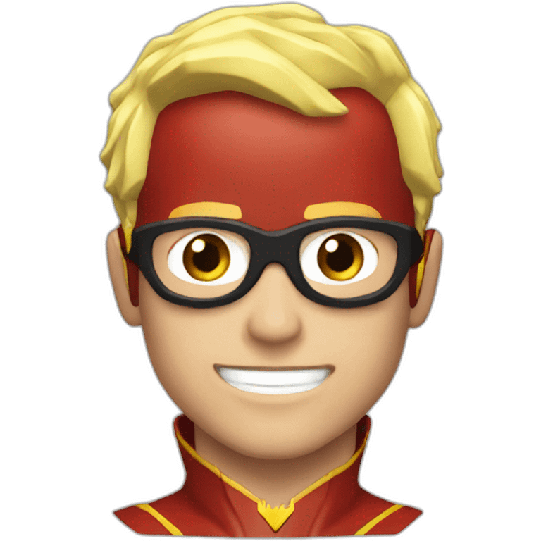 The Flash The fastest person alive emoji