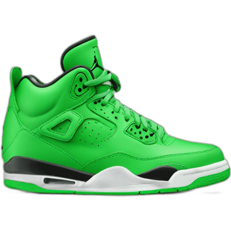 Green-jordan-sneaker emoji