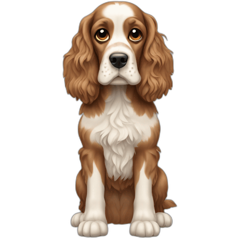 Dog-english-cocker-spaniel-full-body emoji