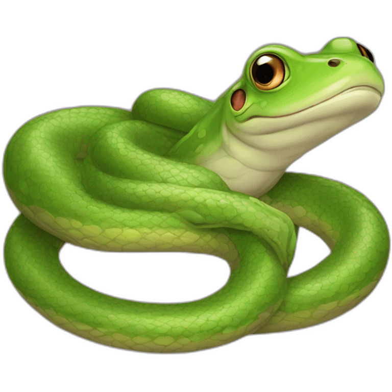 Frog snake emoji