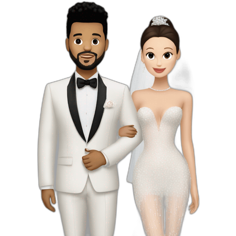 the weeknd marrying bella hadid emoji