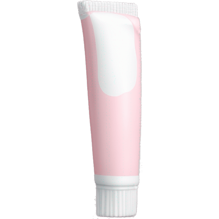 Long Pale pink toothpaste tube emoji