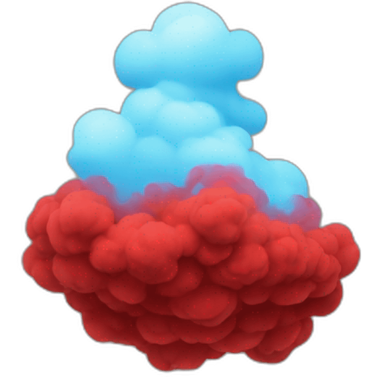 red smoke bomb emoji