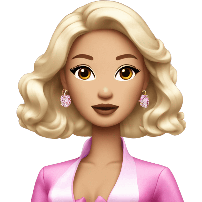 glamorous luxurious bougie asian barbie  emoji