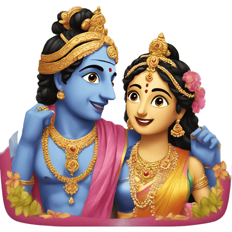 Radha Krishna  emoji