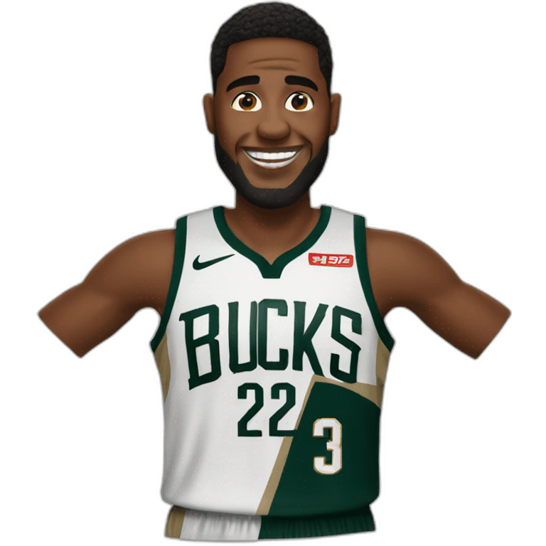 Milwaukee bucks emoji