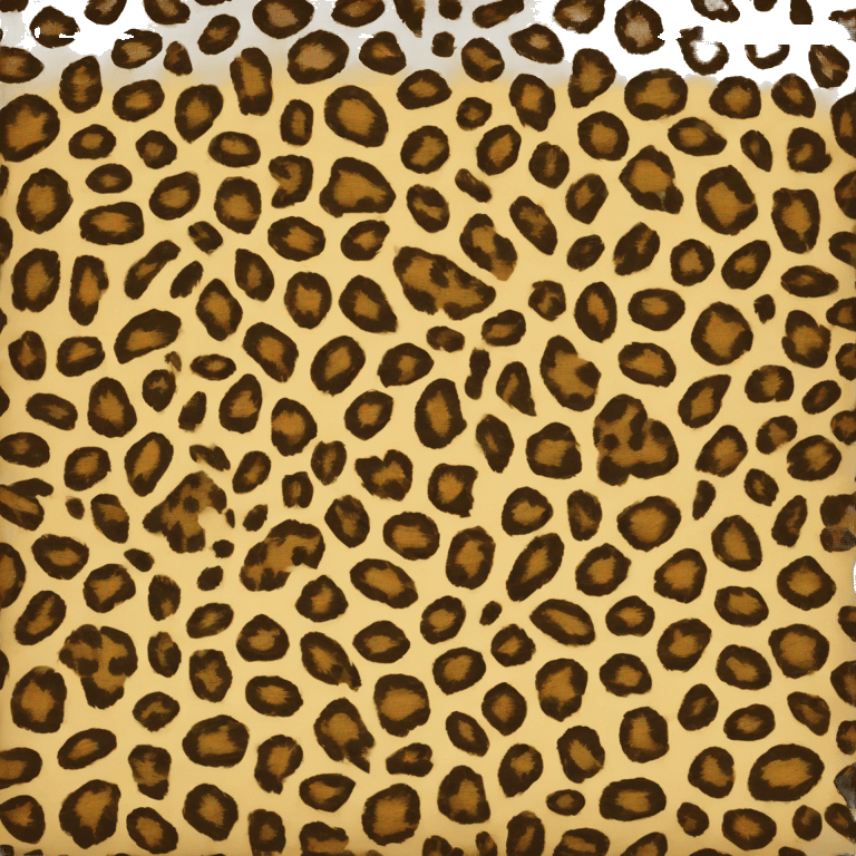 Leopard print  emoji