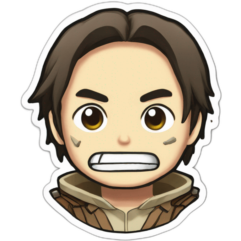 attack titan sticker emoji