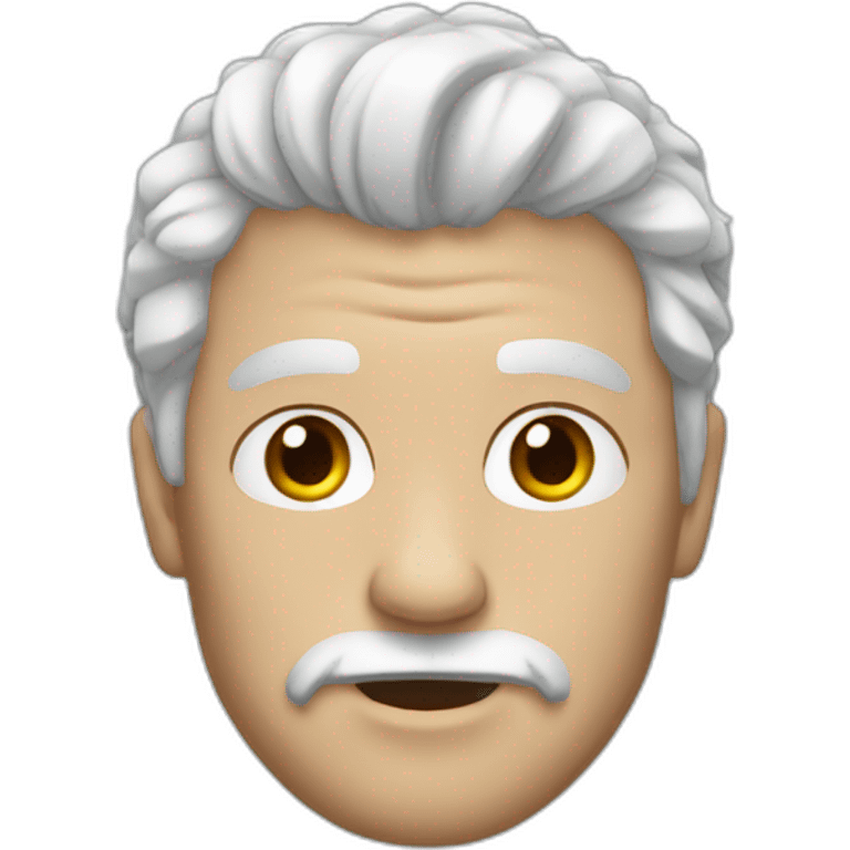 Man with wight hair emoji