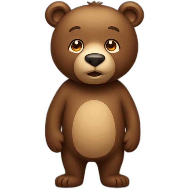 bear standing emoji