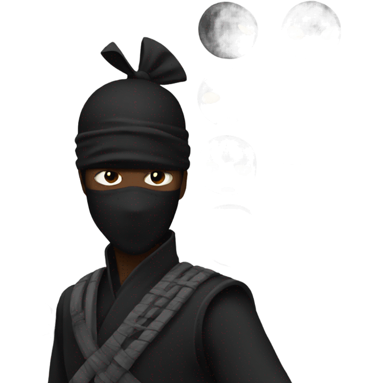 black ninja emoji