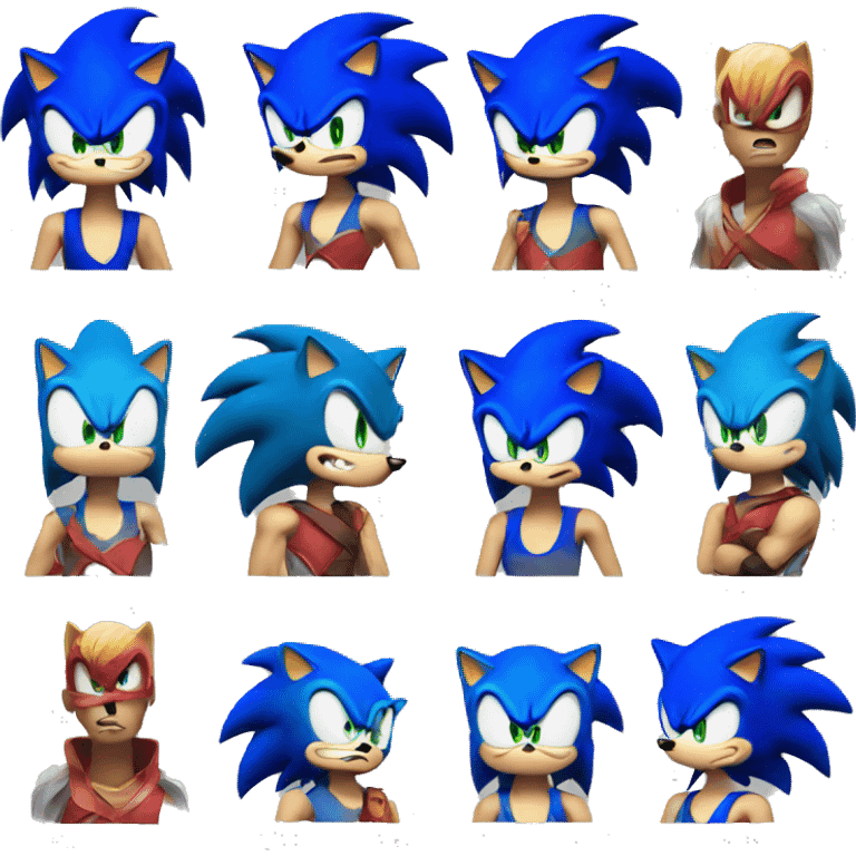 SONIC ANGRY emoji