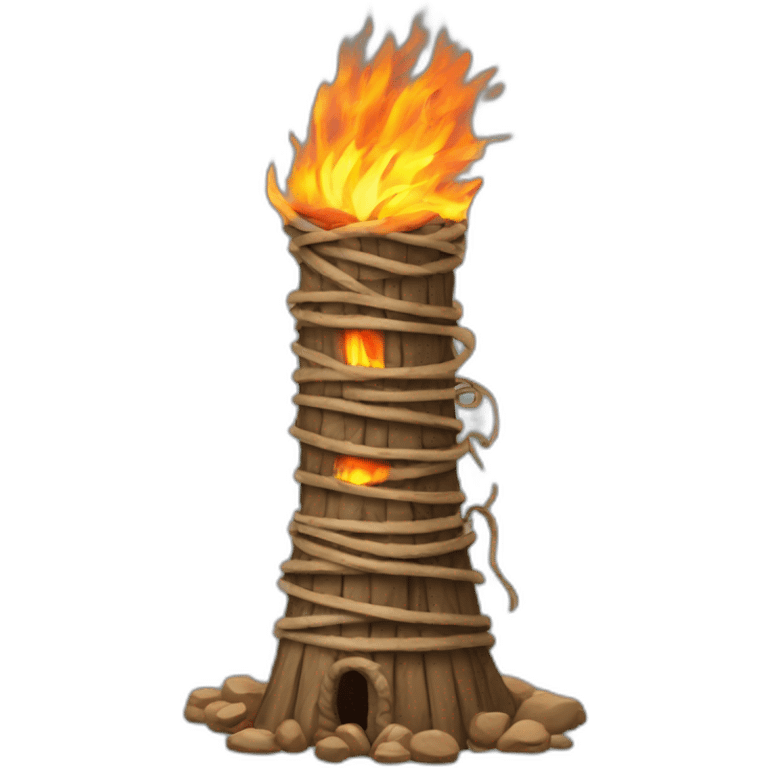 Twine-tower-fire emoji