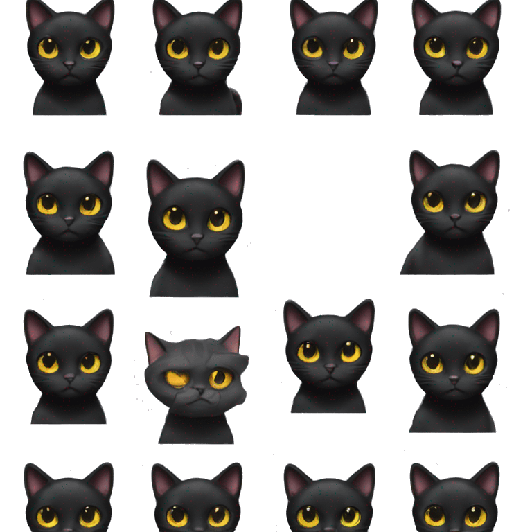 Black cat is a criminal emoji